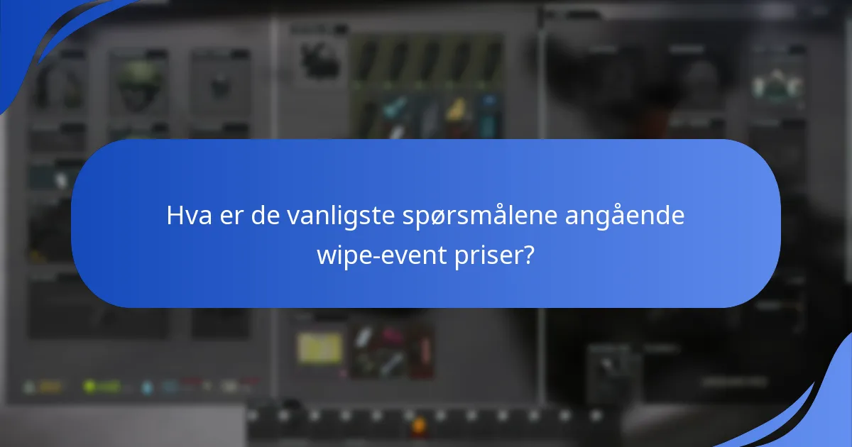 Hvordan mottar jeg kravvarsler for wipe-event priser?