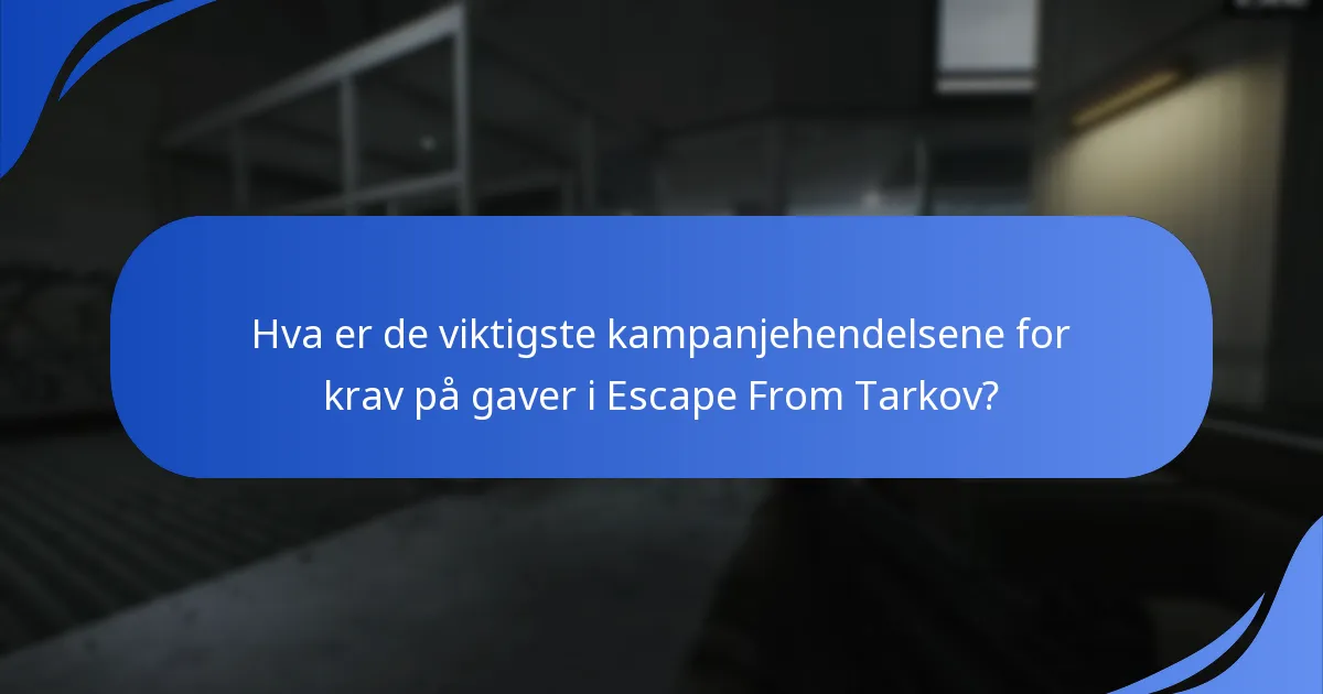 Hvordan kan spillere kreve gaver i Escape From Tarkov?