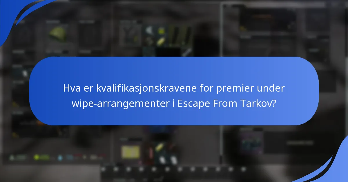 Hvordan kan spillere kreve sine premier under wipe-arrangementer?