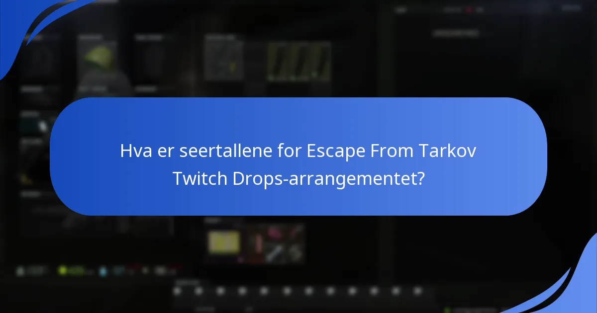 Hvem var de beste streamerene under Escape From Tarkov Twitch Drops?