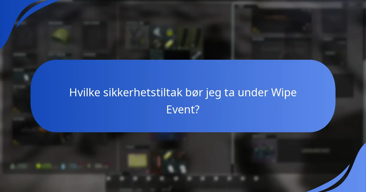Hva bør jeg vite om phishing-bevissthet under Wipe Event?